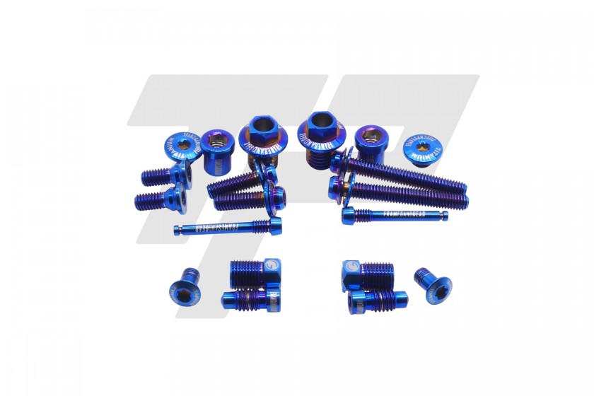 Framesandgear Kit bulloni in titanio per Shimano Dura Ace R9270 F&G Blue