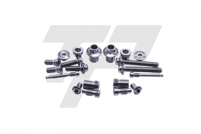 Framesandgear Kit bulloni in titanio per Shimano Dura Ace R9270 F&G Silver