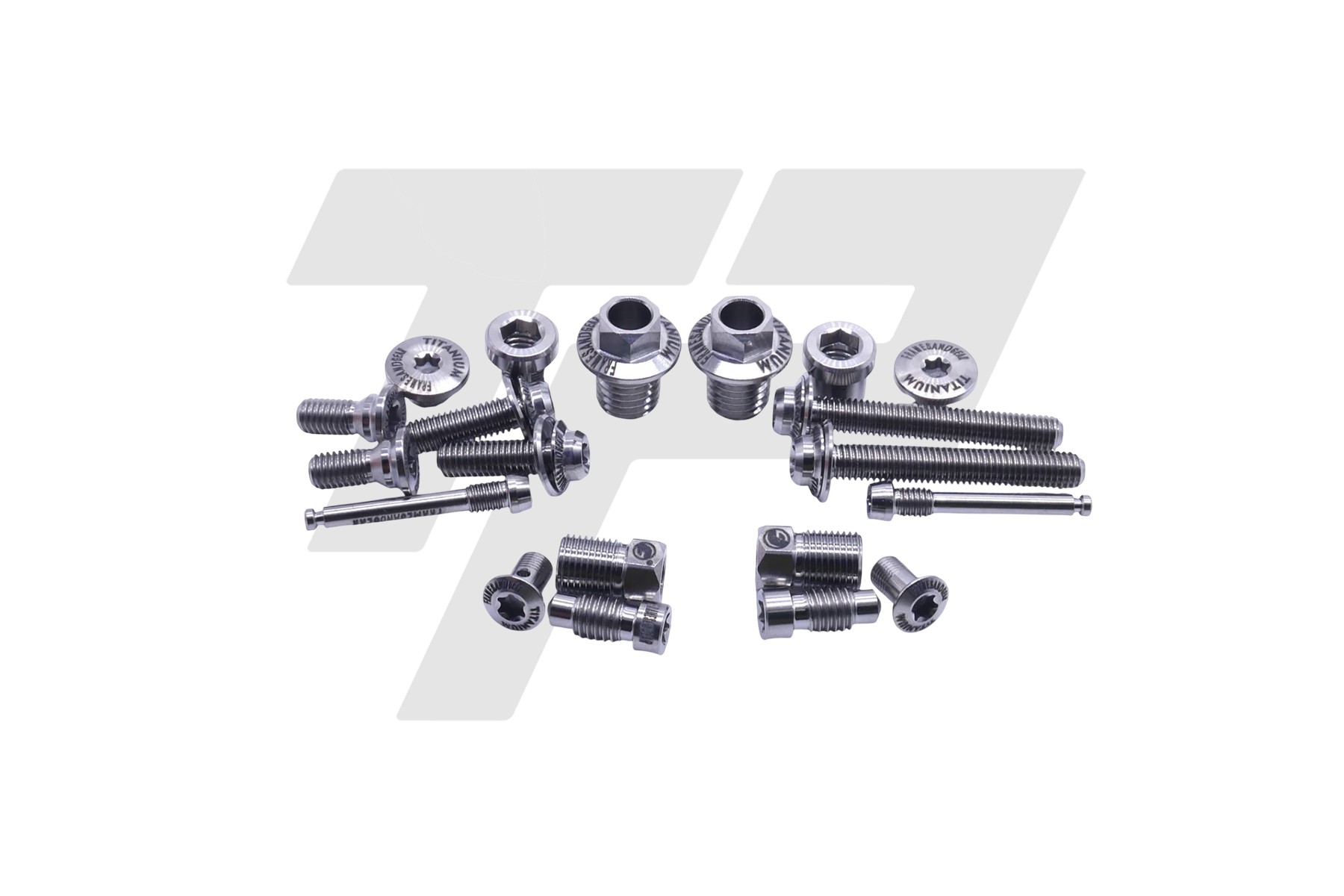 Framesandgear Kit bulloni in titanio per Shimano Dura Ace R9270 F&G Silver