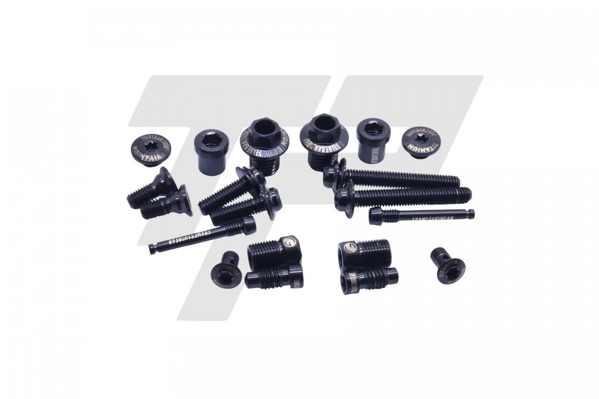 Framesandgear Kit bulloni in titanio per Shimano Dura Ace R9270 F&G Black