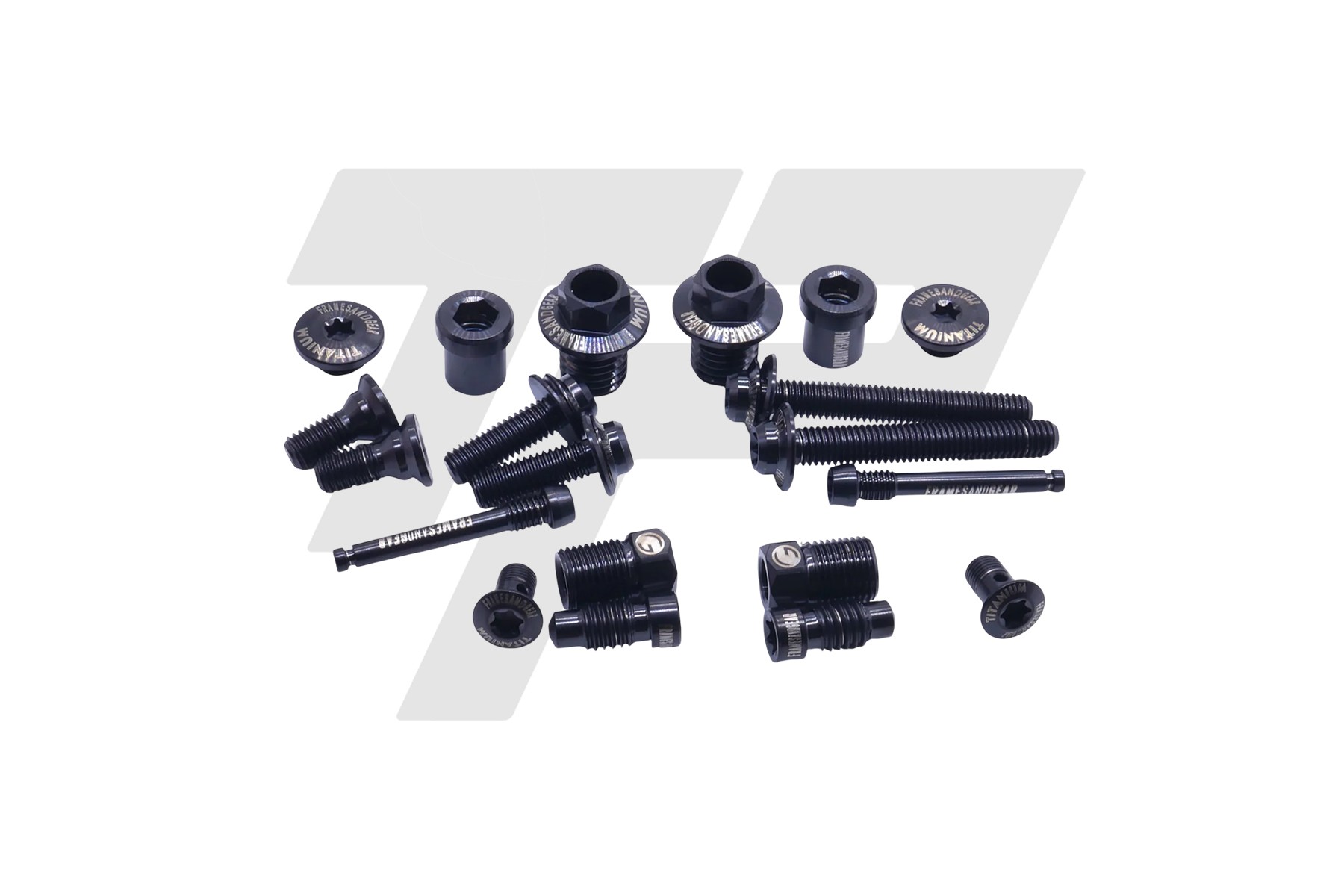 Framesandgear Kit bulloni in titanio per Shimano Dura Ace R9270 F&G Black