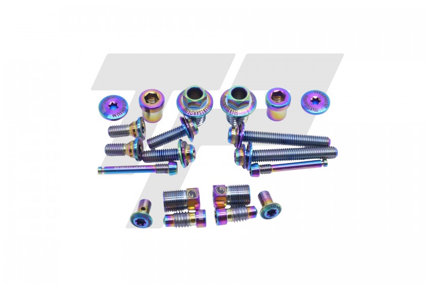 Framesandgear Kit bulloni in titanio per Shimano Dura Ace R9270 F&G Oilslick