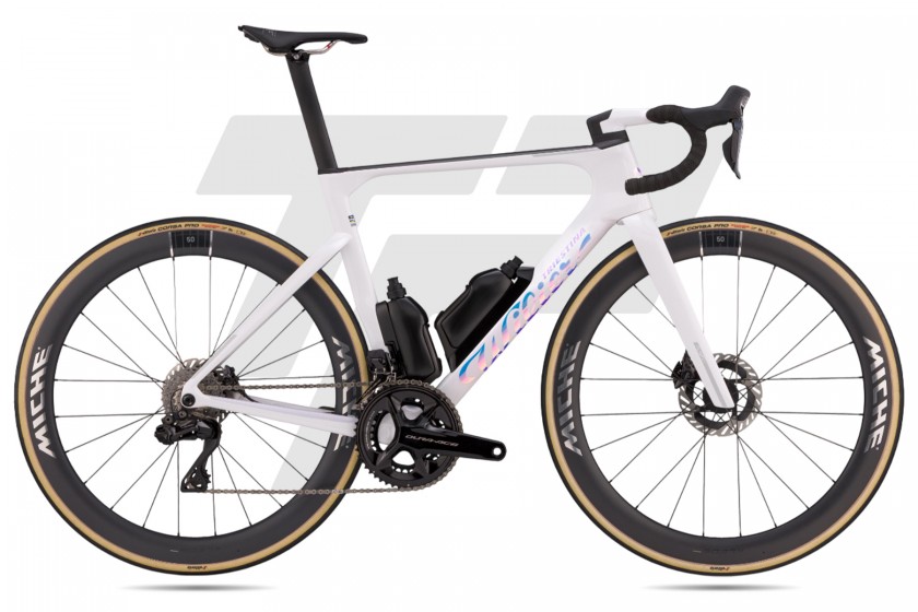 Wilier Triestina Filante SLR ID2 Shimano Dura-Ace R9270 Di2 12s Miche Kleos RD 50 Carbon Ceramicspeed Bearings 