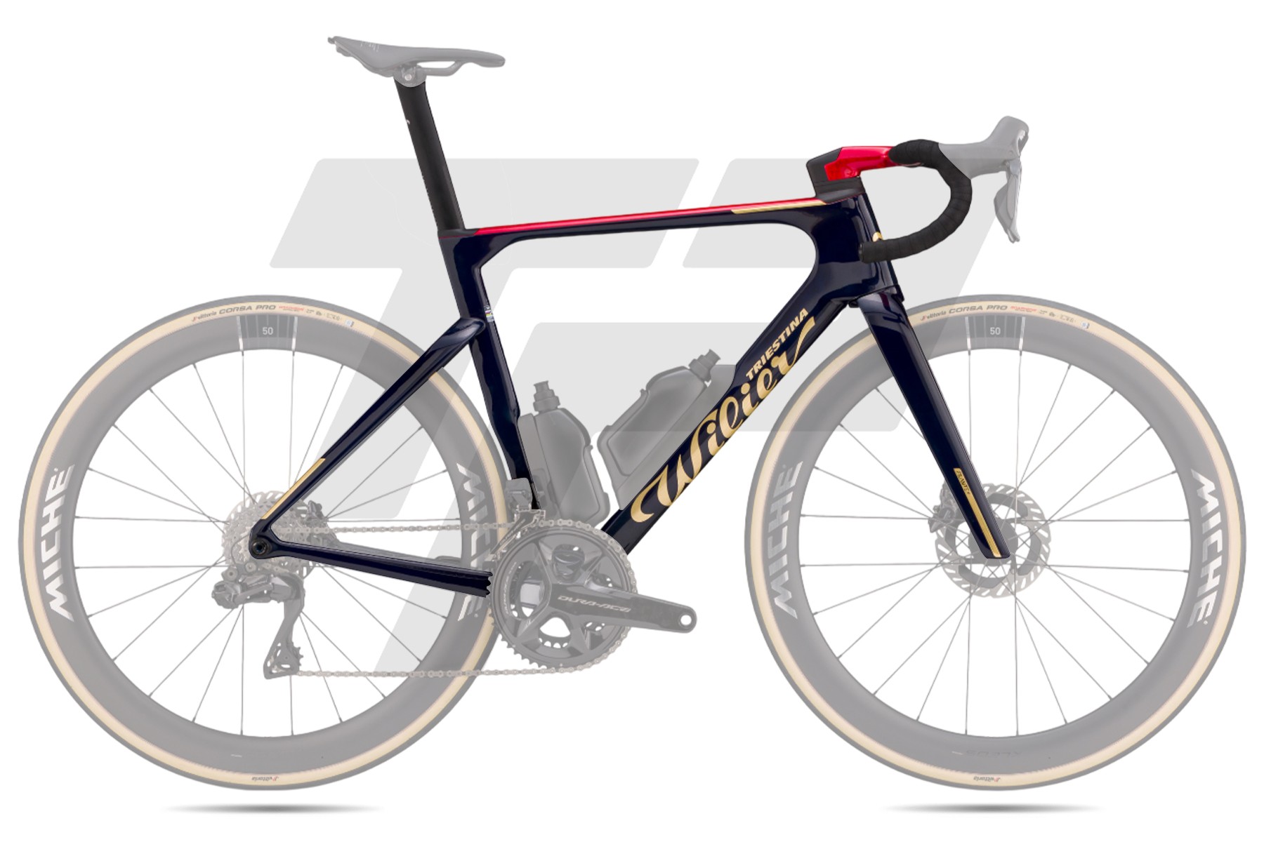 Wilier Triestina Filante SLR ID2 Telaio F31 Aurora Blue - Glossy