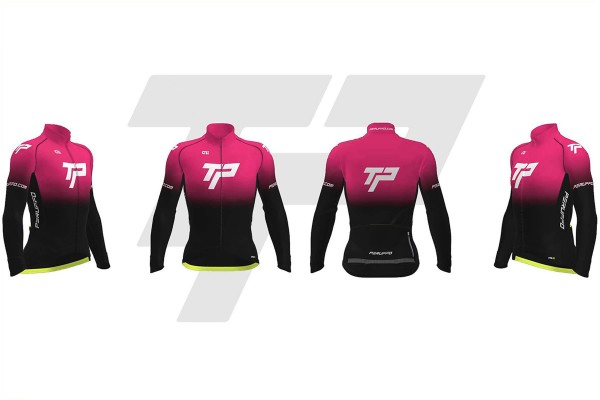 Maglia Mezza Stagione PR-R V1 Faded - Rosa Fluo / Nero
