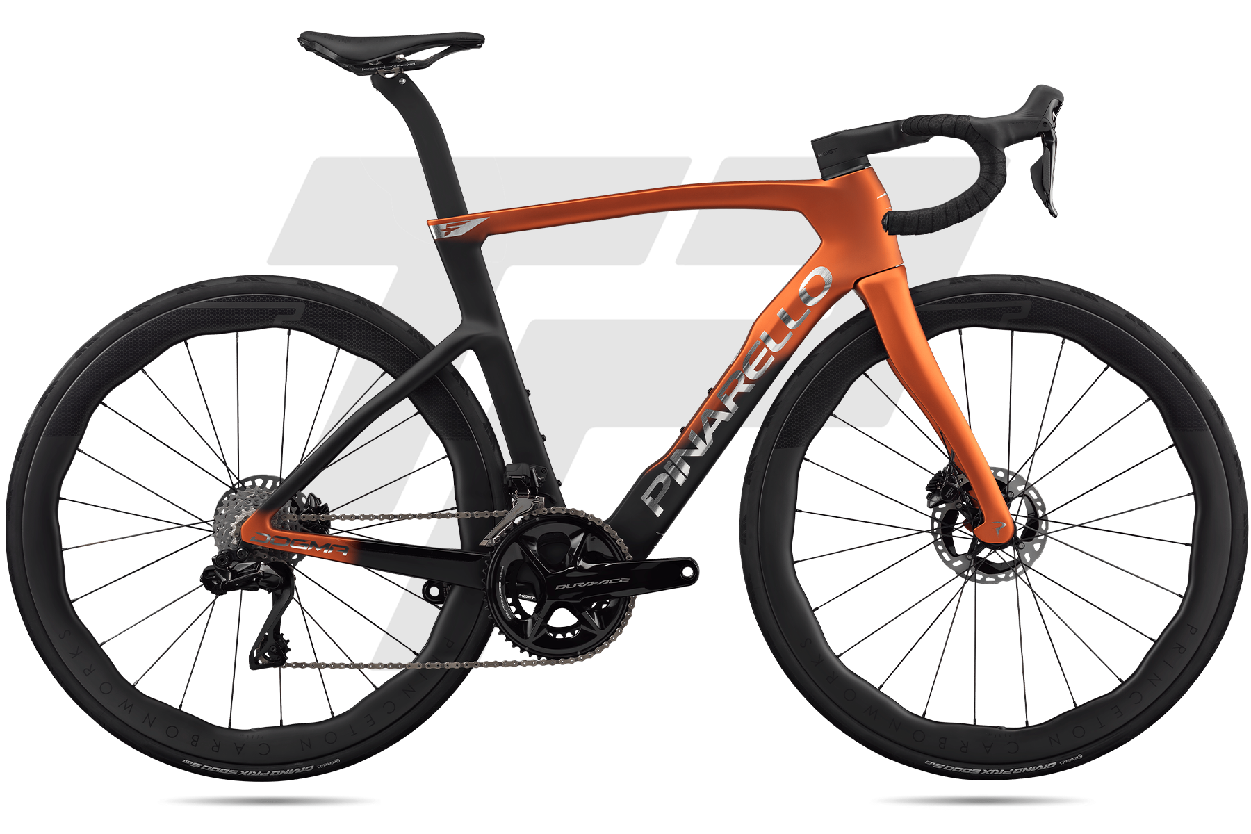 Pinarello New Dogma F Disc MY26 Sram Red AXS 12v DT Swiss ARC 1400 DiCut DB 50mm LUXTER AMBER (H102)