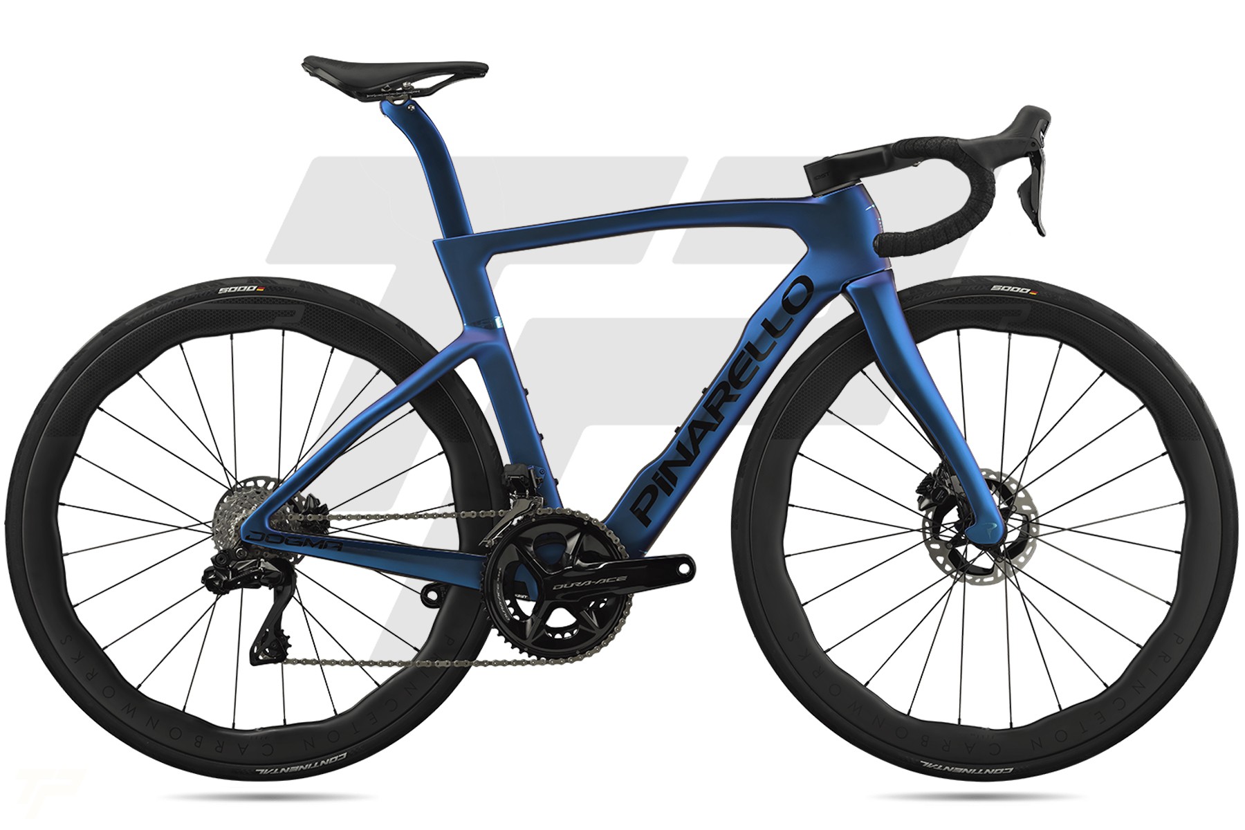 Pinarello New Dogma F Disc MY25 Shimano Dura-Ace R9270 Di2 12v DT Swiss ARC 1400 DiCut DB 50mm LUXTER BLUE (CG112)