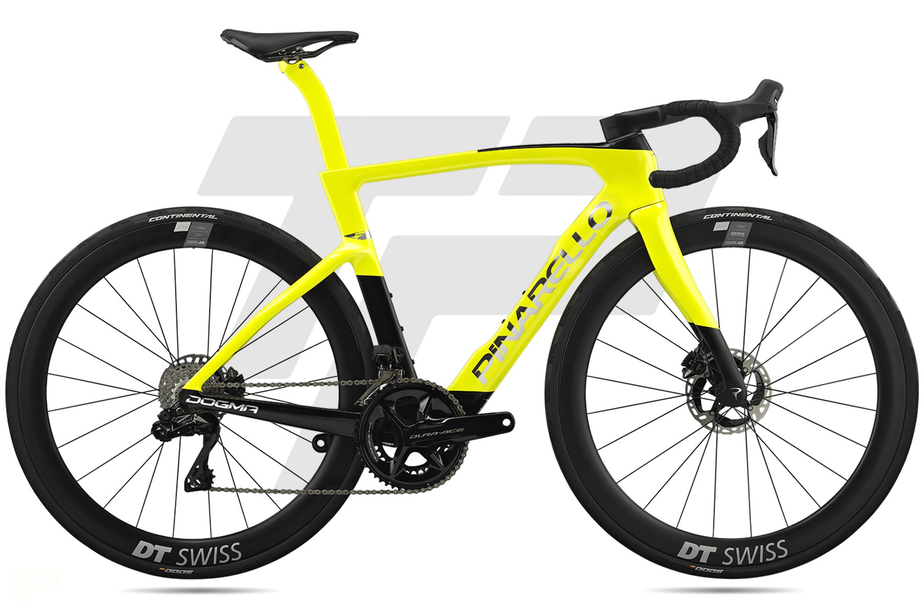 Pinarello New Dogma F Disc MY25 Shimano Dura-Ace R9270 Di2 12v DT Swiss ARC 1400 DiCut DB 50mm AURIK YELLOW (CG115)