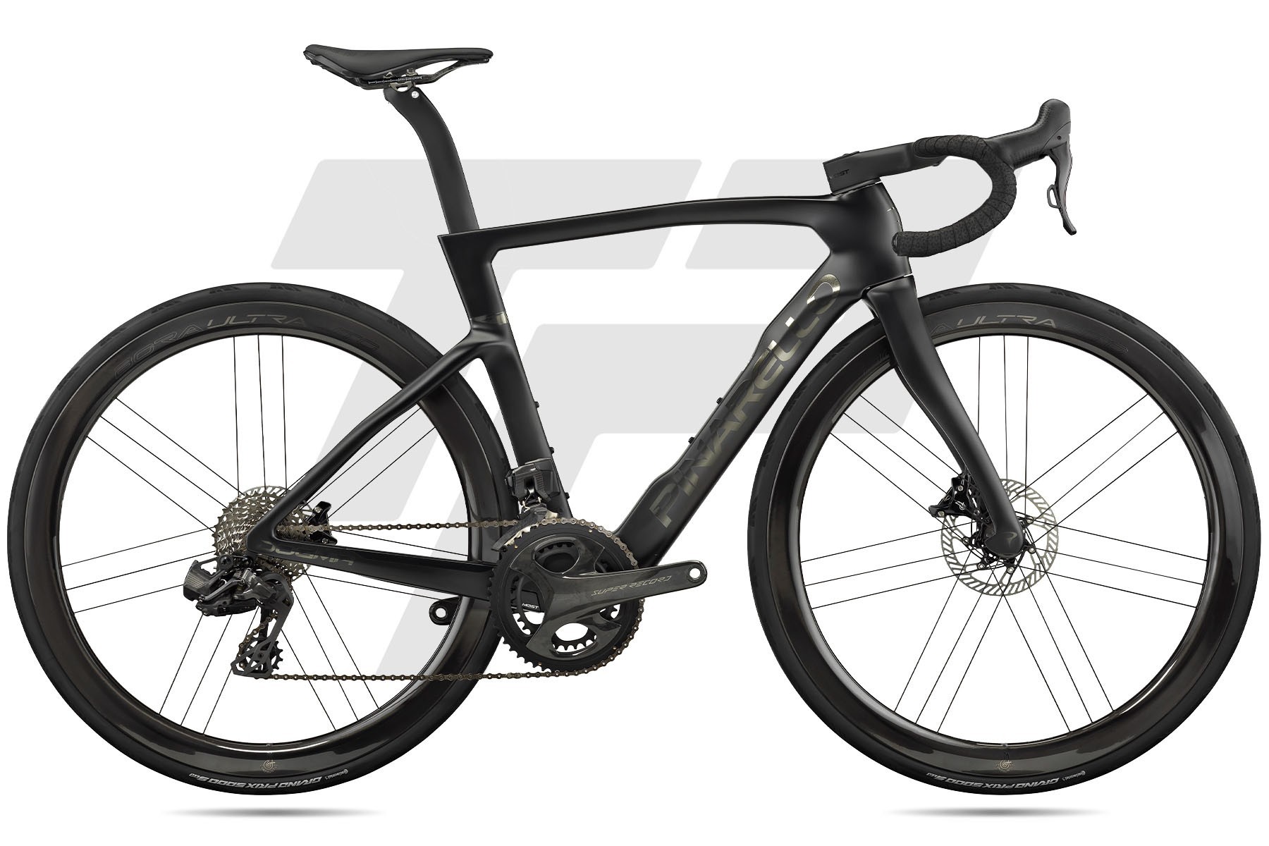 Pinarello New Dogma F Disc MY26 Campagnolo Super Record 13s Campagnolo Bora WTO 45 DB - GUNMETAL BLACK (G031) 