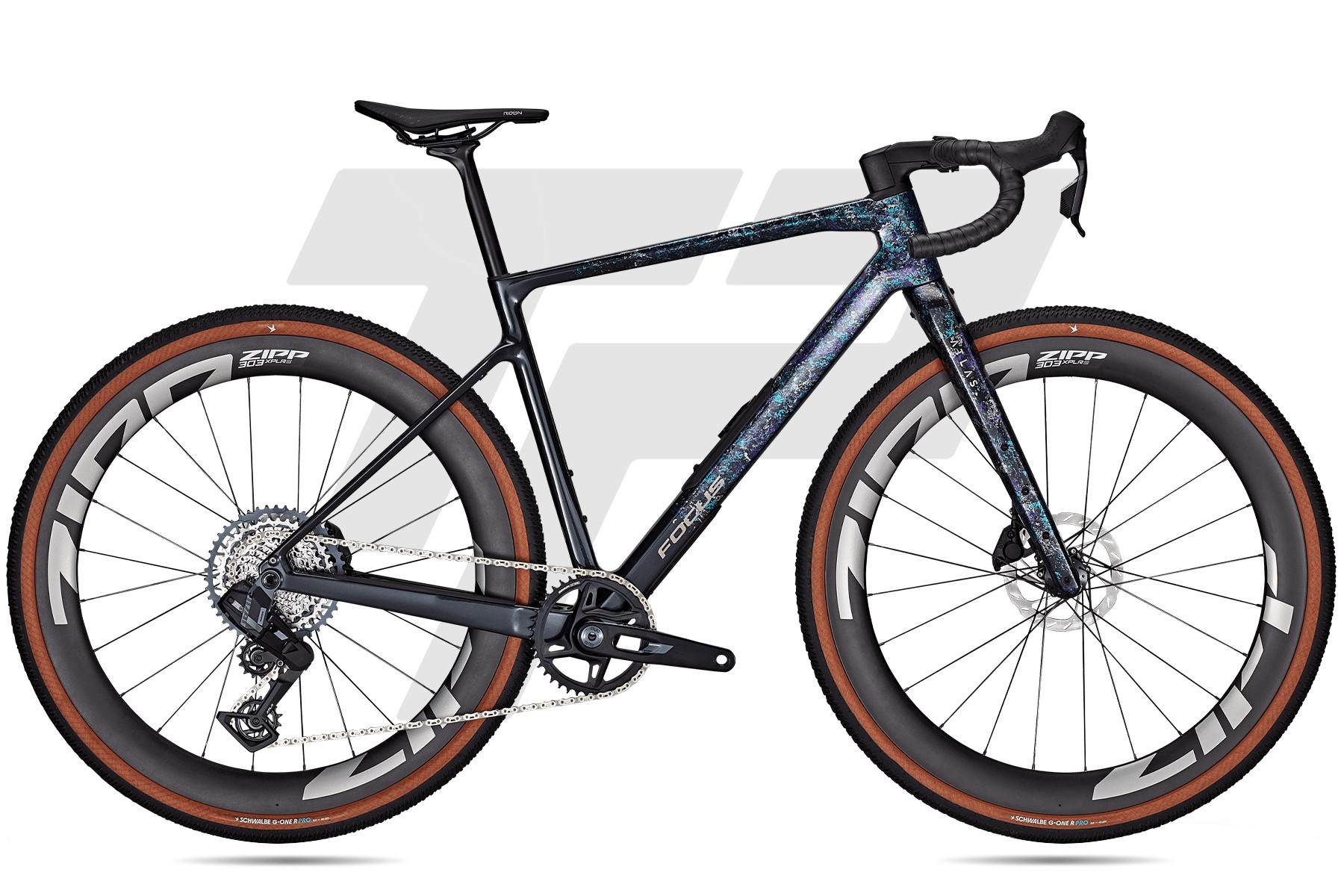 Focus Atlas 8.9 Sram Rival XPLR AXS 1x13 Zipp 303 XPLR S DB SPACECLOUDS