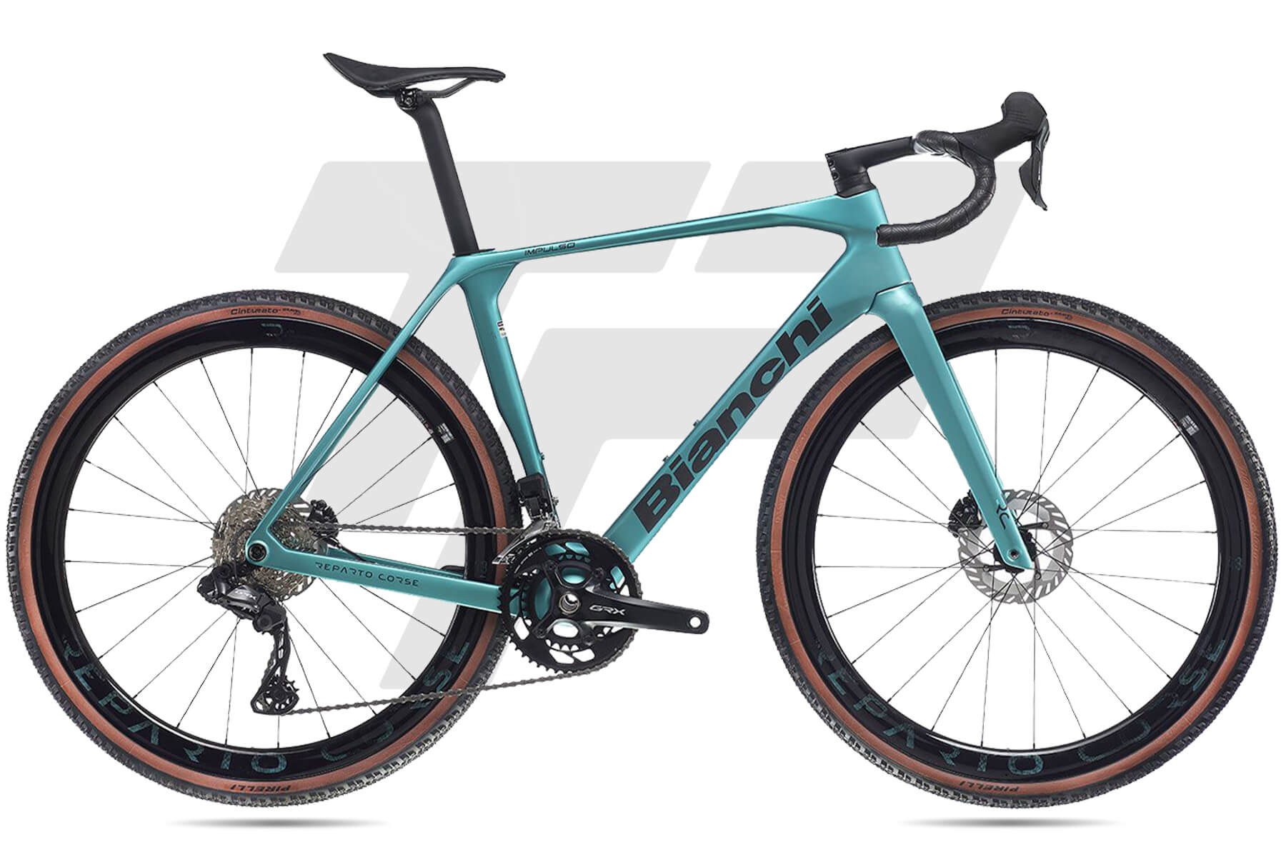 Bianchi Impulso RC Test Tg M Shimano GRX RX825 Di2 12v Reparto Corse RC43 