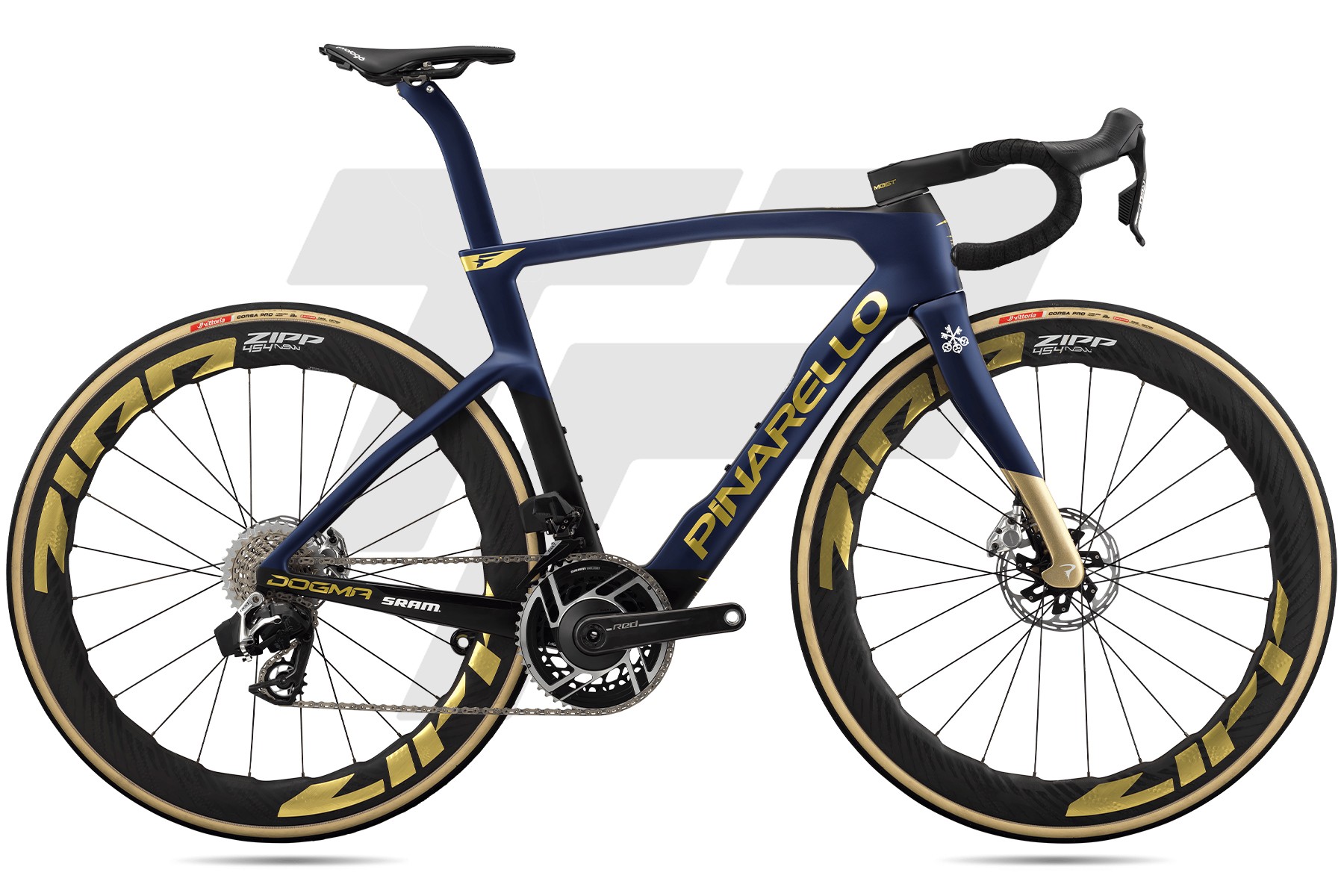 Pinarello New Dogma F Disc MY26 Sram Red AXS 12s Power Meter Zipp 454 NSW DB 