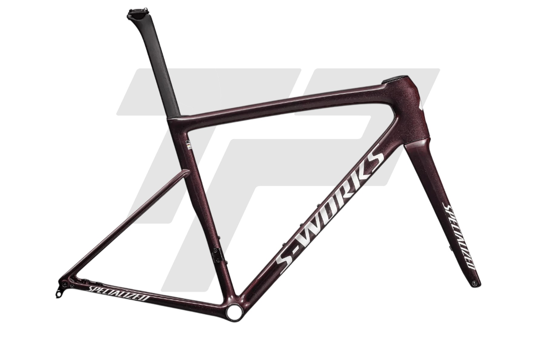 Specialized S-Works Tarmac SL8 MY25 Telaio Gloss Solidity / Red To Black Pearl / Metallic White Silver