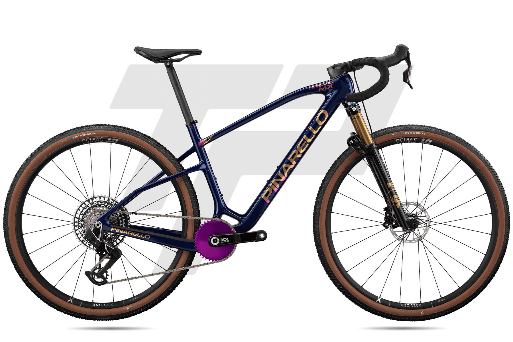 Pinarello Grevil MX Sram XX SL Eagle AXS 12v DT Swiss XRC 1200 Spline Midnight Blue (H180)