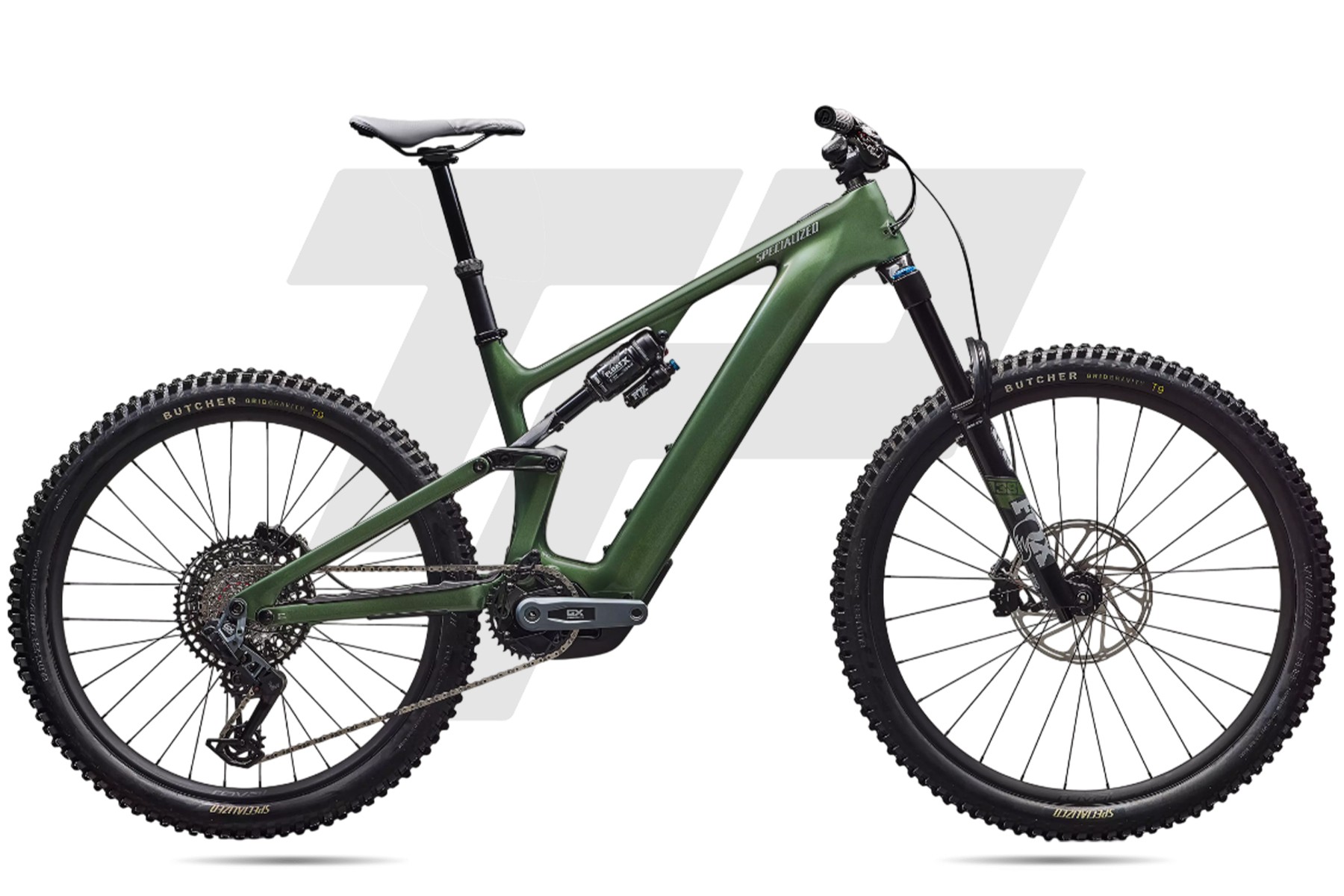 Specialized Turbo Levo 4 Expert Sram GX Eagle T-Type AXS 12v Roval Traverse Cypress Green Metallic