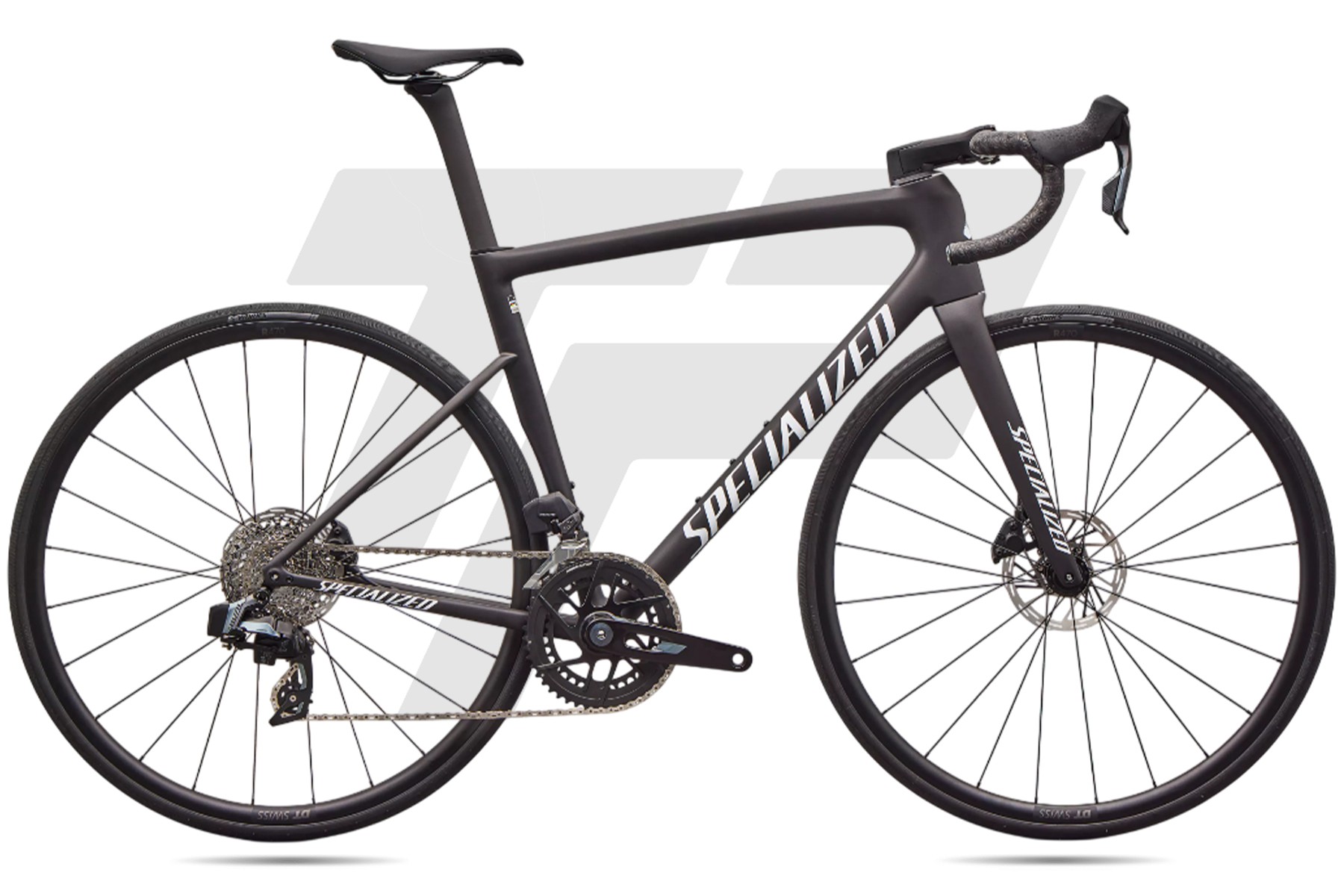 Specialized Tarmac SL8 Comp Sram Rival AXS E1 12v DT Swiss R470 DB Satin Carbon
