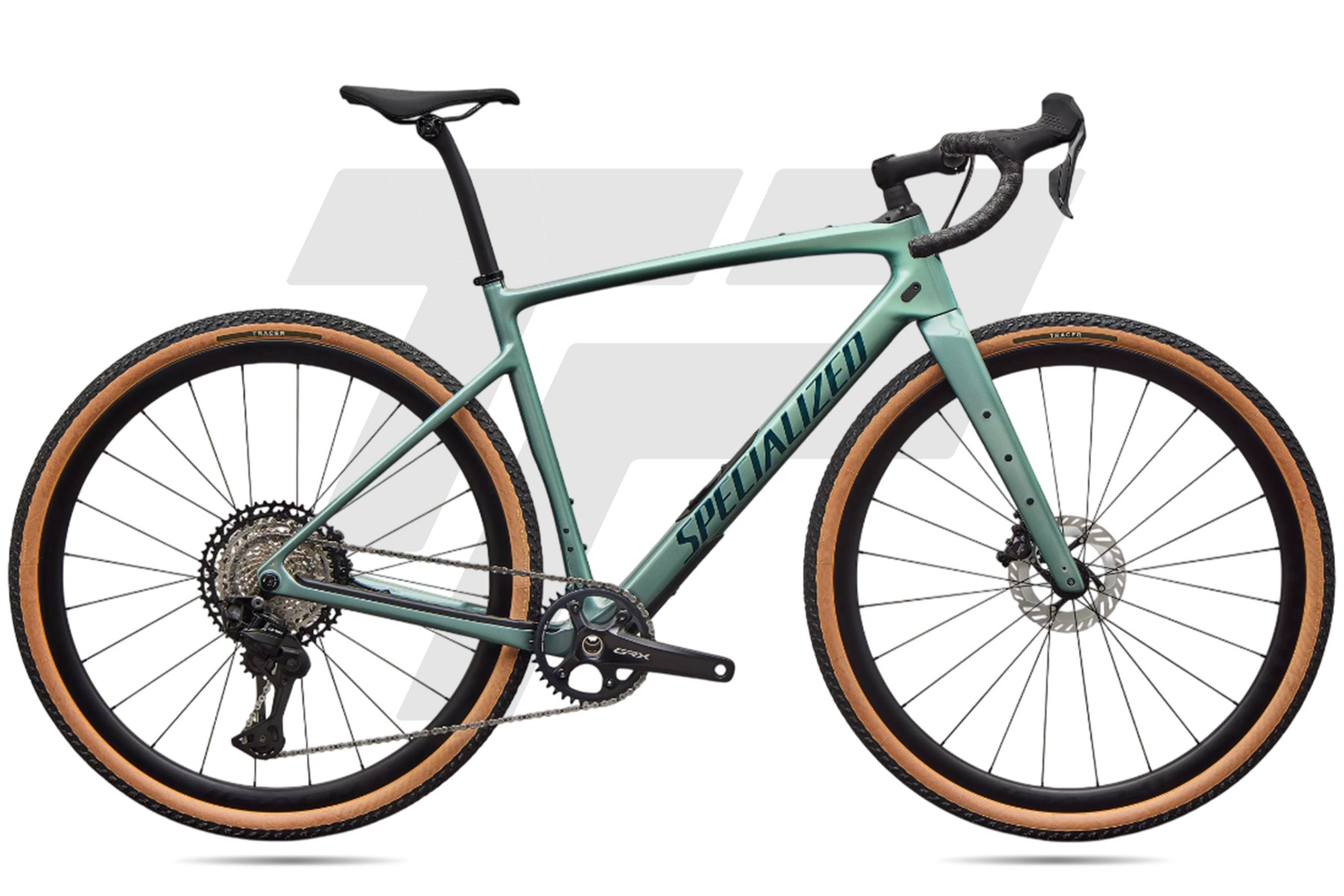 Specialized Diverge 4 Expert Shimano GRX RX825 Di2 12v Roval Terra C DB Fjord Metallic