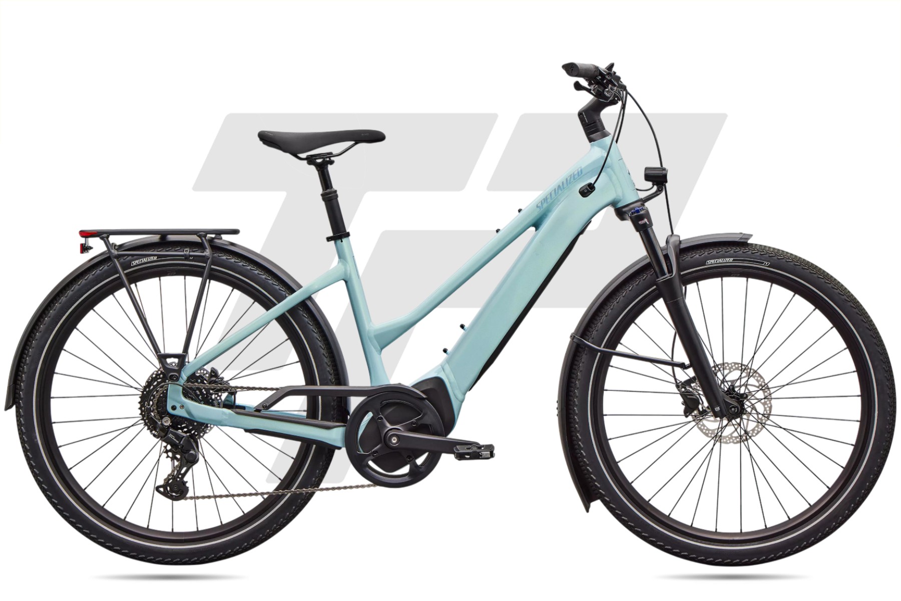 Specialized Turbo Vado 4.0 Step-Through Shimano Cues 9v 650b Gloss Seafoam