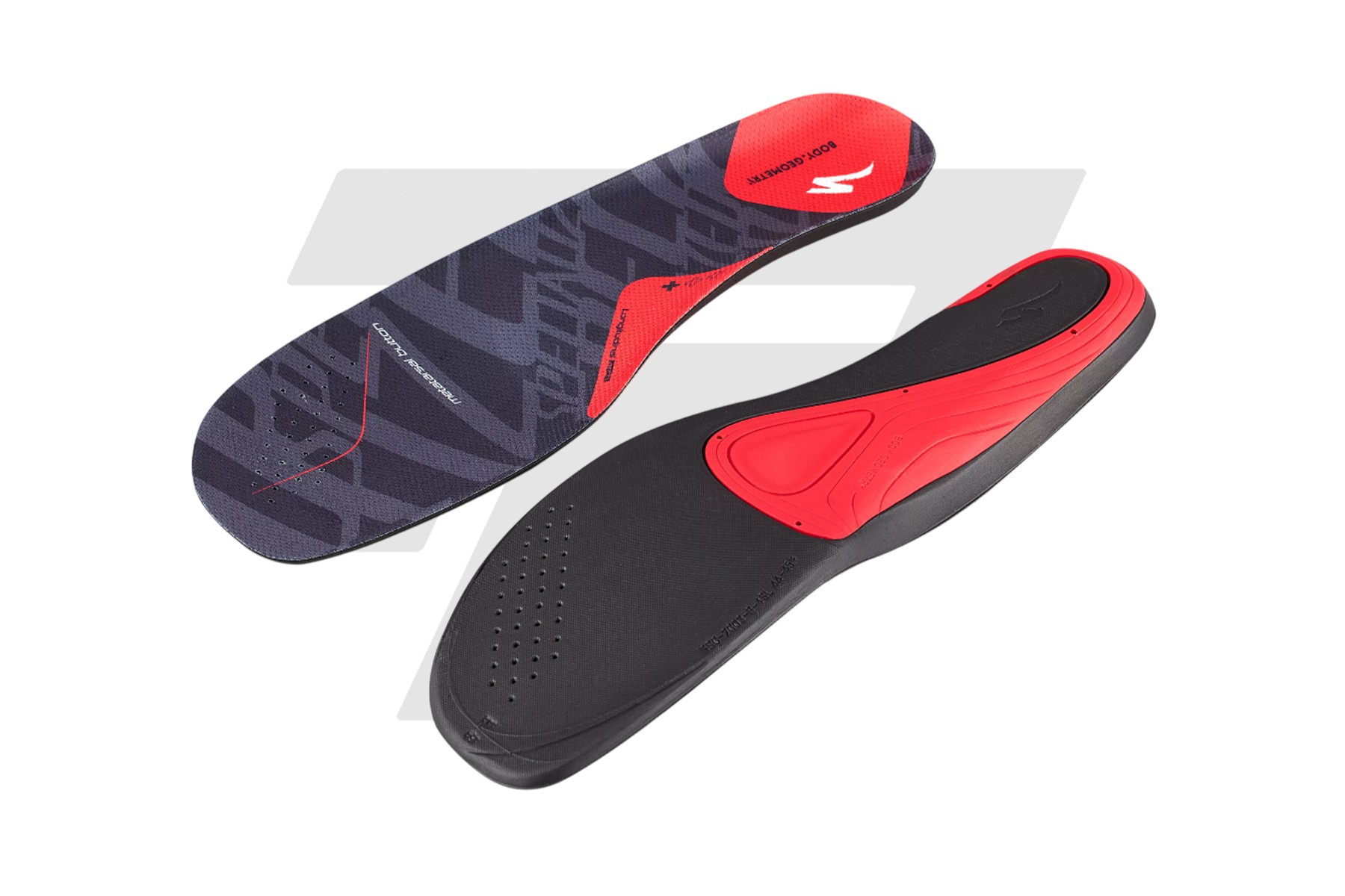 Specialized Plantari Body Geometry SL Gen 2 Rosso +  (Sostegno per Archi Plantari di Altezza Ridotta)