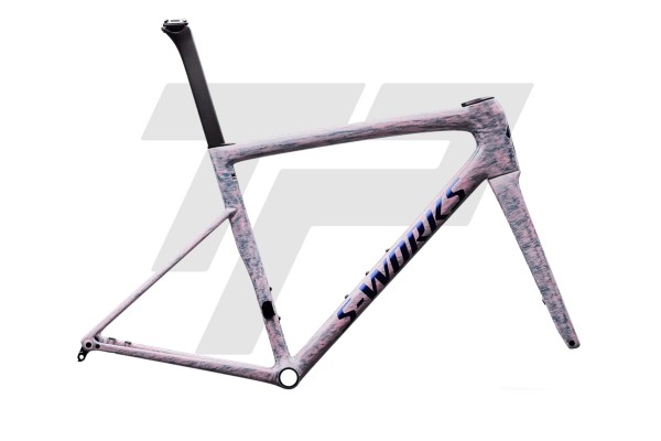  S-Works Tarmac SL8 Frame - Gloss Dolomite Metallic / Blue Majesty