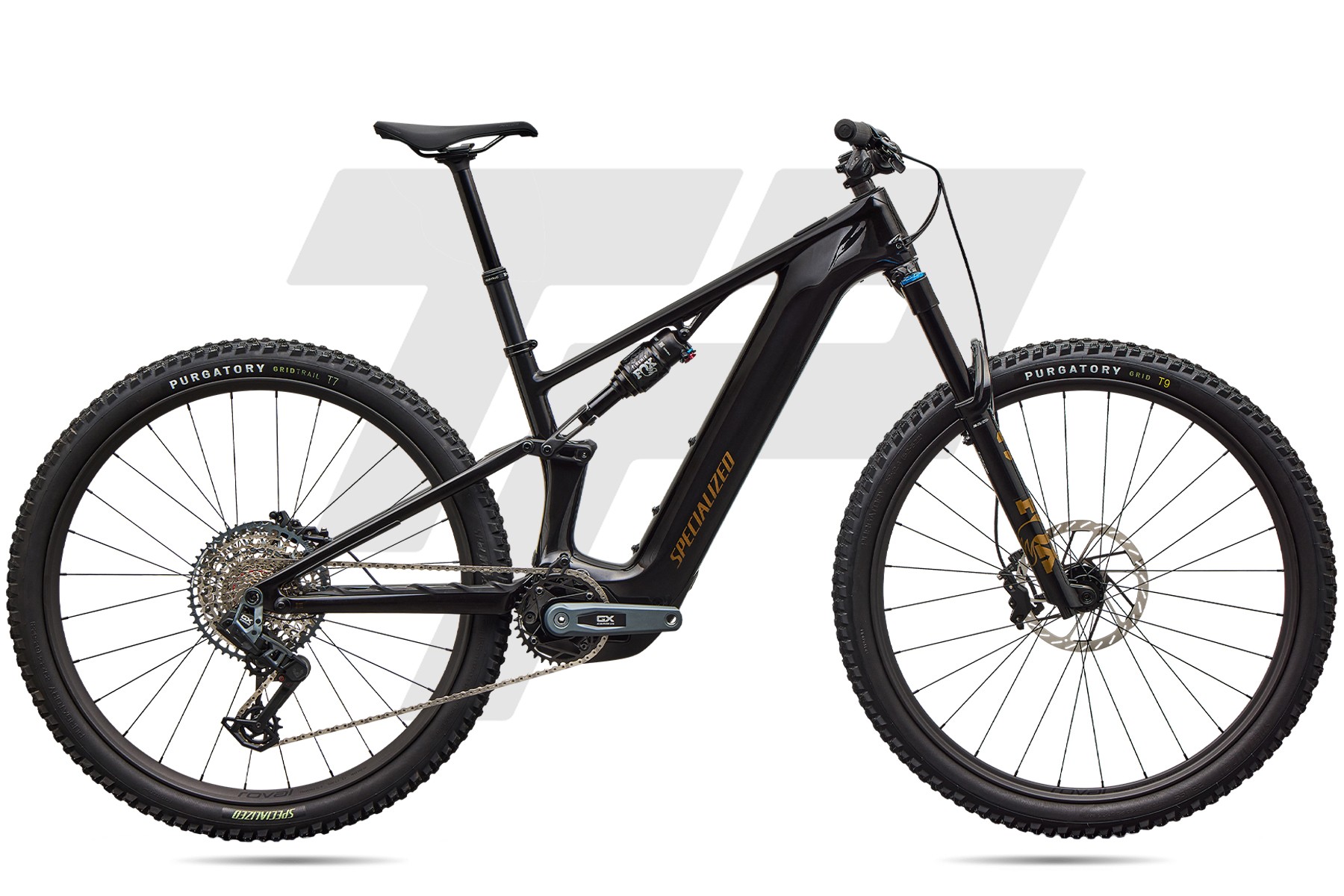 Specialized Turbo Levo R Expert Sram GX Eagle T-Type AXS 12v Roval Traverse SL2 GLOSS CARBON / BURNT GOLD  METALLIC