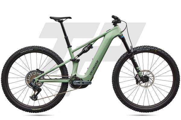  Turbo Levo R Expert Sram GX Eagle T-Type AXS 12v Roval Traverse SL2 - SATIN PISTACHIO / DARK MOSS...