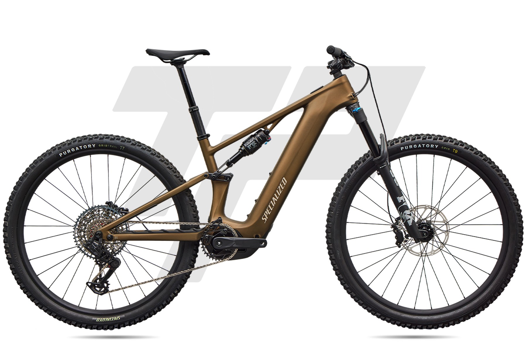 Specialized Turbo Levo R Comp Sram S1000 Eagle T-Type AXS 12v Specialized SATIN BURNT GOLD METALLIC /  SANDSTONE METALLIC 