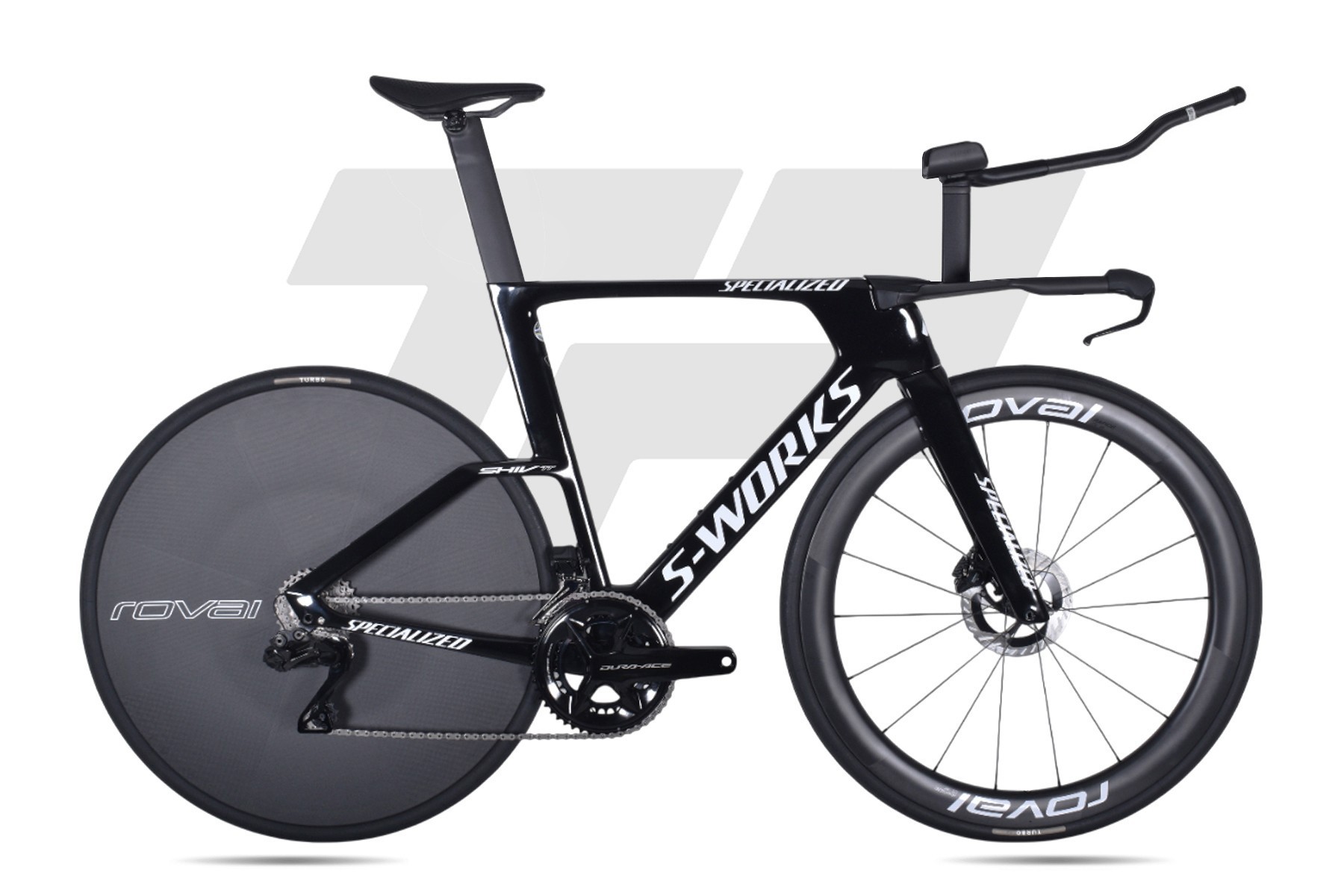 Specialized S-Works Shiv TT Dura-Ace R9270 Di2 12s Roval 321 / Rapide Sprint CLX DB 