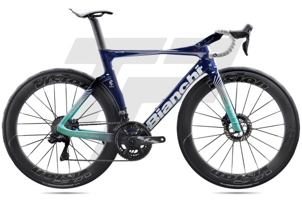 Bianchi Oltre RC TEAM REPLICA 2026 Shimano Dura-Ace R9270 Di2 12v Vision Metron 60 DB