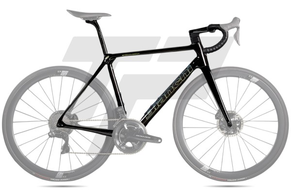 Bianchi Specialissima CV Disc Used Size 47 (XS) Frame with Handlebar