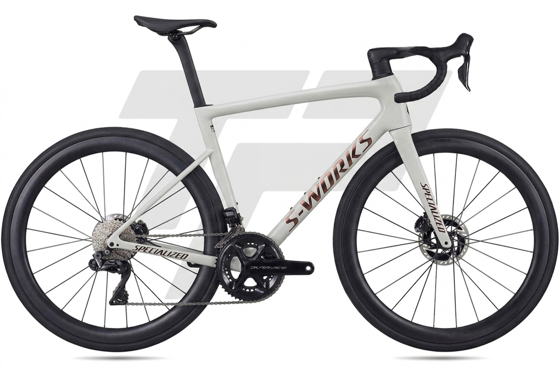 Specialized S-Works Tarmac SL8 Shimano Dura-Ace R9270 Di2 12v Roval Rapide CLX III DB Gloss Metallic White Silver