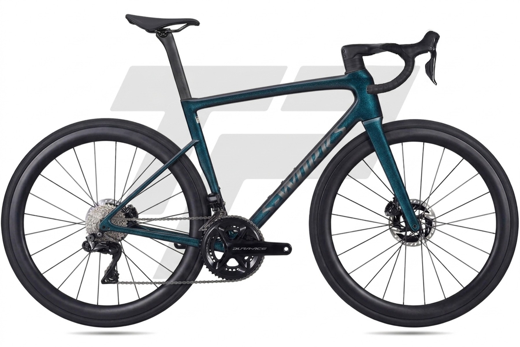 Specialized S-Works Tarmac SL8 Shimano Dura-Ace R9270 Di2 12v Roval Rapide CLX III DB Gloss Red To Black Pearl Over Deep Lake Metallic / Satin Metallic Obsidian