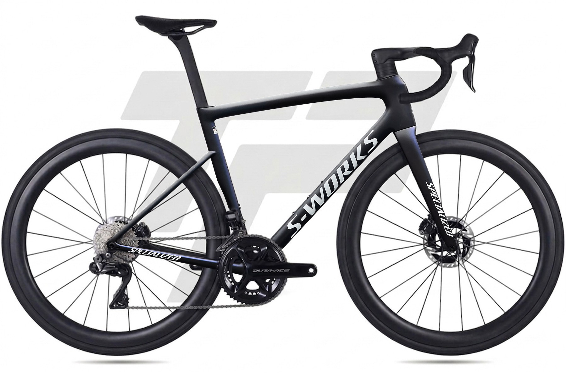 Specialized S-Works Tarmac SL8 Shimano Dura-Ace R9270 Di2 12v Roval Rapide CLX III DB Satin Carbon / Blue Pearl Fade