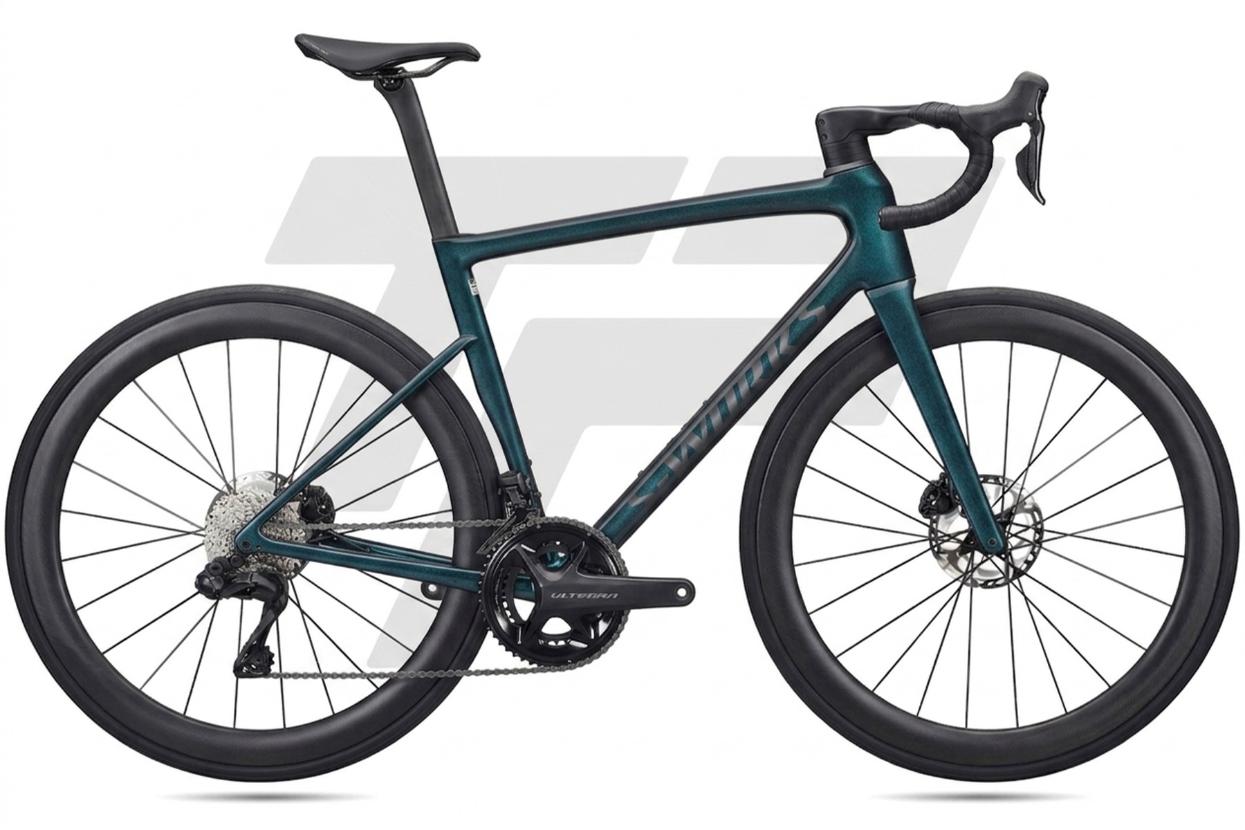 Specialized S-Works Tarmac SL8 Shimano Ultegra R8170 Di2 12v Roval C38 DB Gloss Red To Black Pearl Over Deep Lake Metallic / Satin Metallic Obsidian