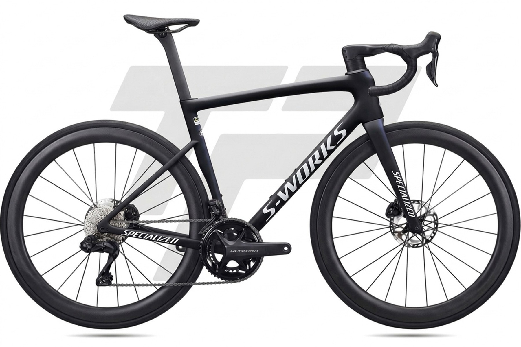 Specialized S-Works Tarmac SL8 Shimano Ultegra R8170 Di2 12v Roval C38 DB Satin Carbon / Blue Pearl Fade