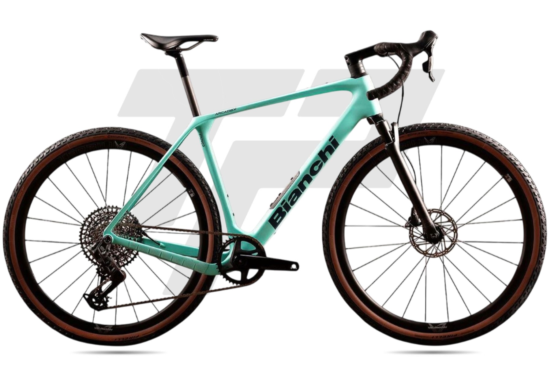 Bianchi Arcadex Pro Shimano GRX RX822 12v Velomann Terbium AF – CK16 / Green Water