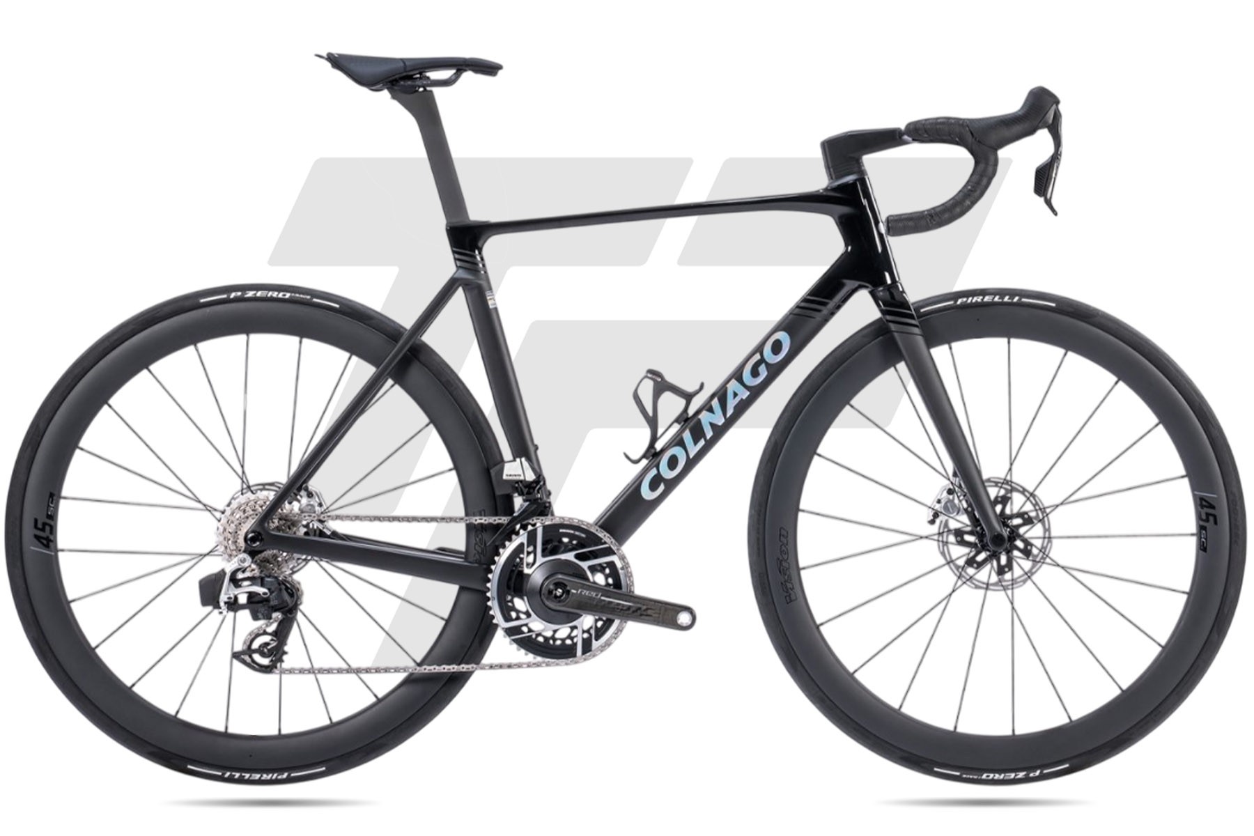 Colnago V5Rs Disc Sram Red AXS E1 12v Power Meter Enve SES 4.5 DB VRBK