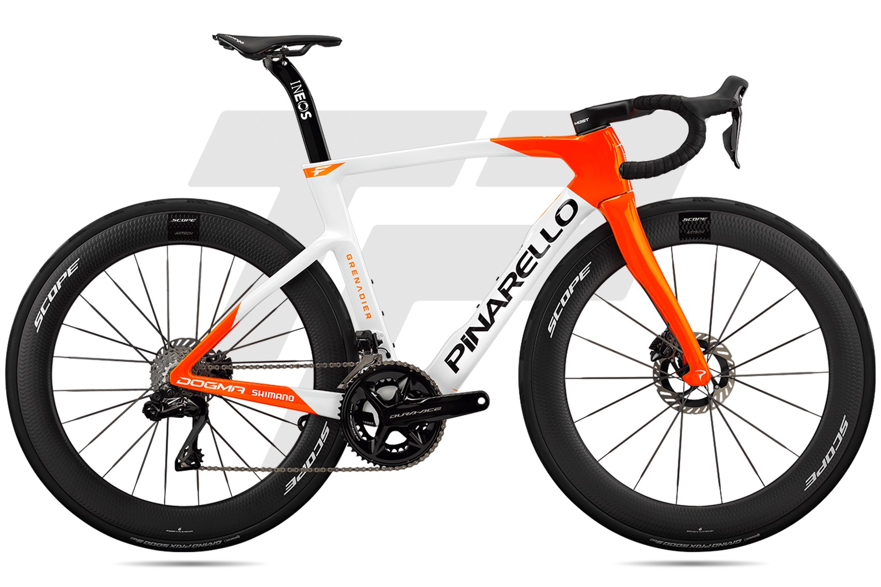 Pinarello New Dogma F Disc MY26 Sram Red AXS 12s Princeton Peak 4550 DB - LUXTER TURQUOISE (H100) 