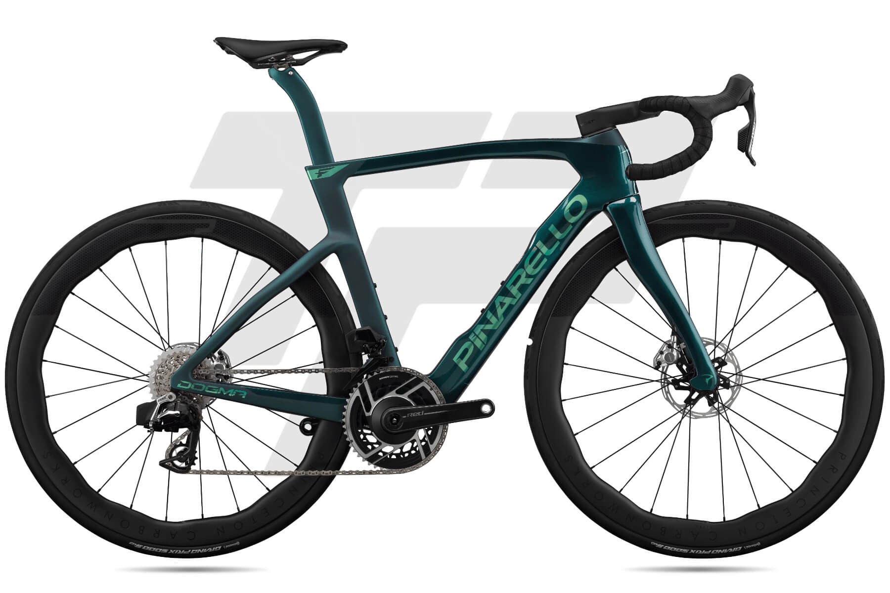 Pinarello New Dogma F Disc MY26 Shimano Dura-Ace R9270 Di2 12s Princeton Peak 4550 DB - LUXTER TURQUOISE (H100) 