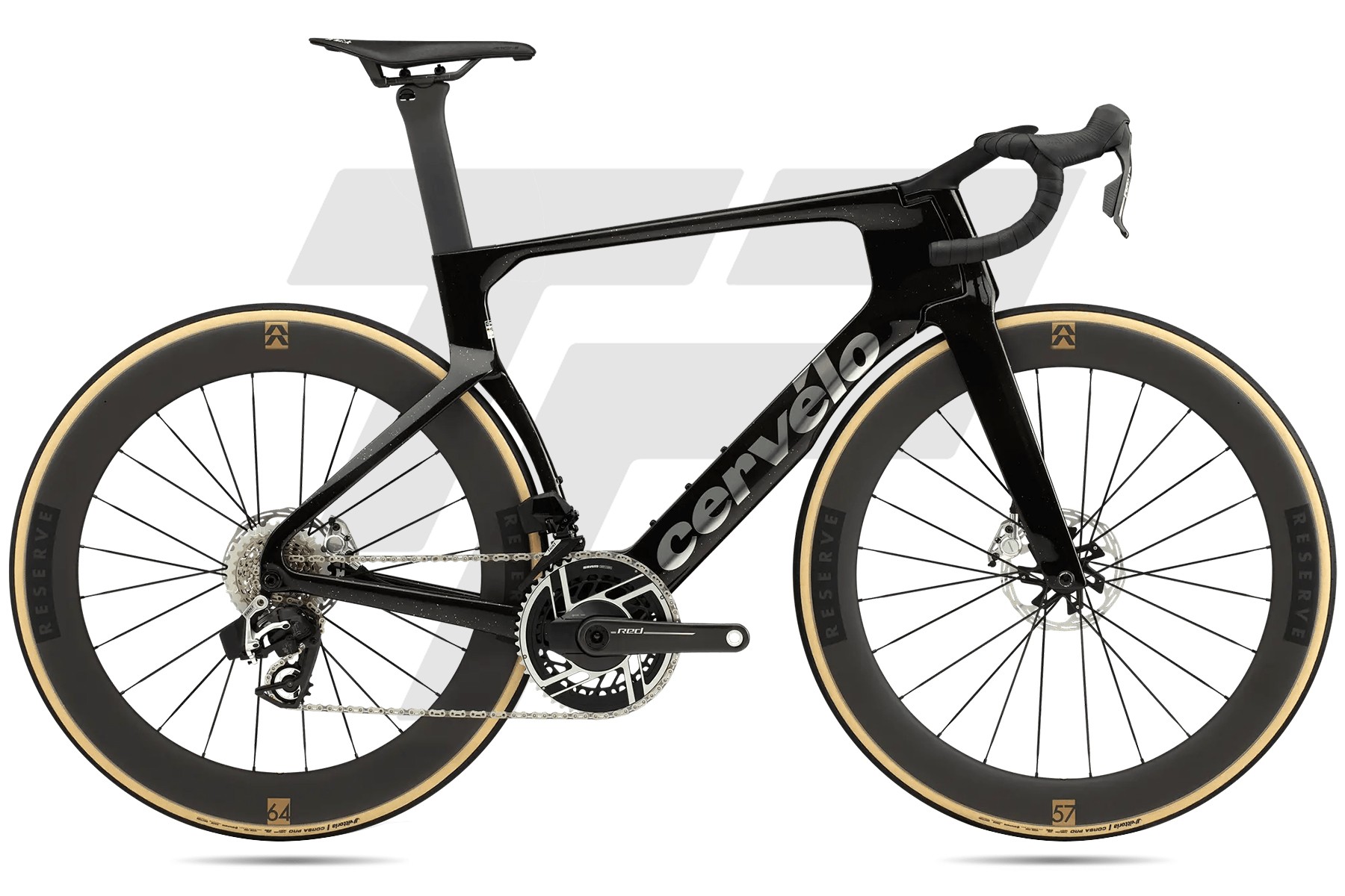 Cervélo New S5 MY27 Shimano Dura-Ace R9270 Di2 12v Power Meter 4iiii Reserve 57/64 DB Five Black S5 MY27