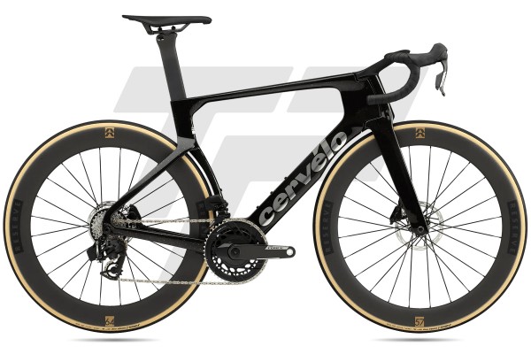 Cervélo New S5 MY27 Sram Force AXS E1 12v Reserve 57/64 DB - Five Black S5 MY27