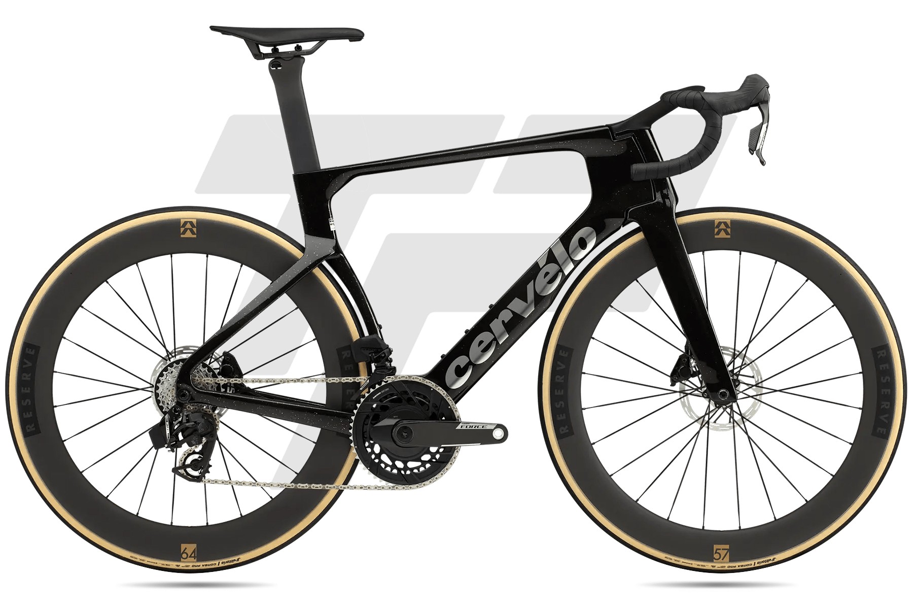 Cervélo New S5 MY27 Sram Force AXS E1 12v Reserve 57/64 DB Five Black S5 MY27