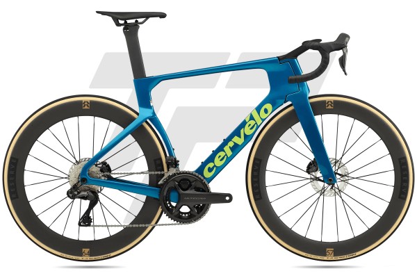 Cervélo New S5 MY27 Shimano Ultegra R8170 Di2 12v Power Meter 4iiii Reserve 57/64 DB - Reef Blue