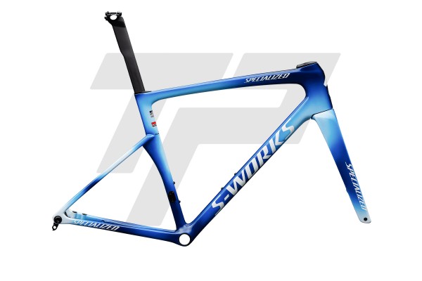 Specialized S-Works Tarmac SL9 Frame Team Replica - Soudal Quick-Step (Gloss Blue Onyx)