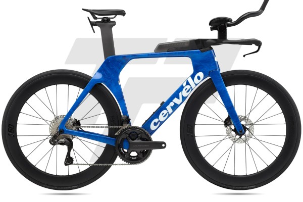Cervélo P-Series Sram Rival AXS E1 12v Power Meter 4iiii Vision TC60 i23 DB - Abyss