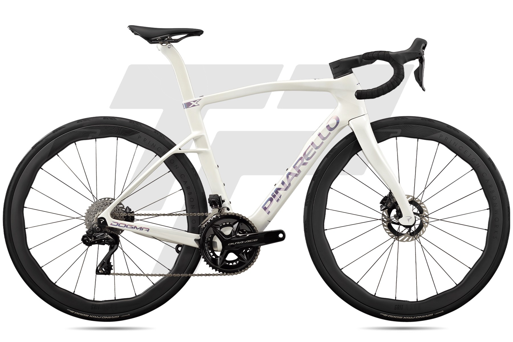Pinarello New Dogma X Shimano Dura-Ace Di2 12v Princeton Grit 4540 DB MOONLIGHT FROST (J120)