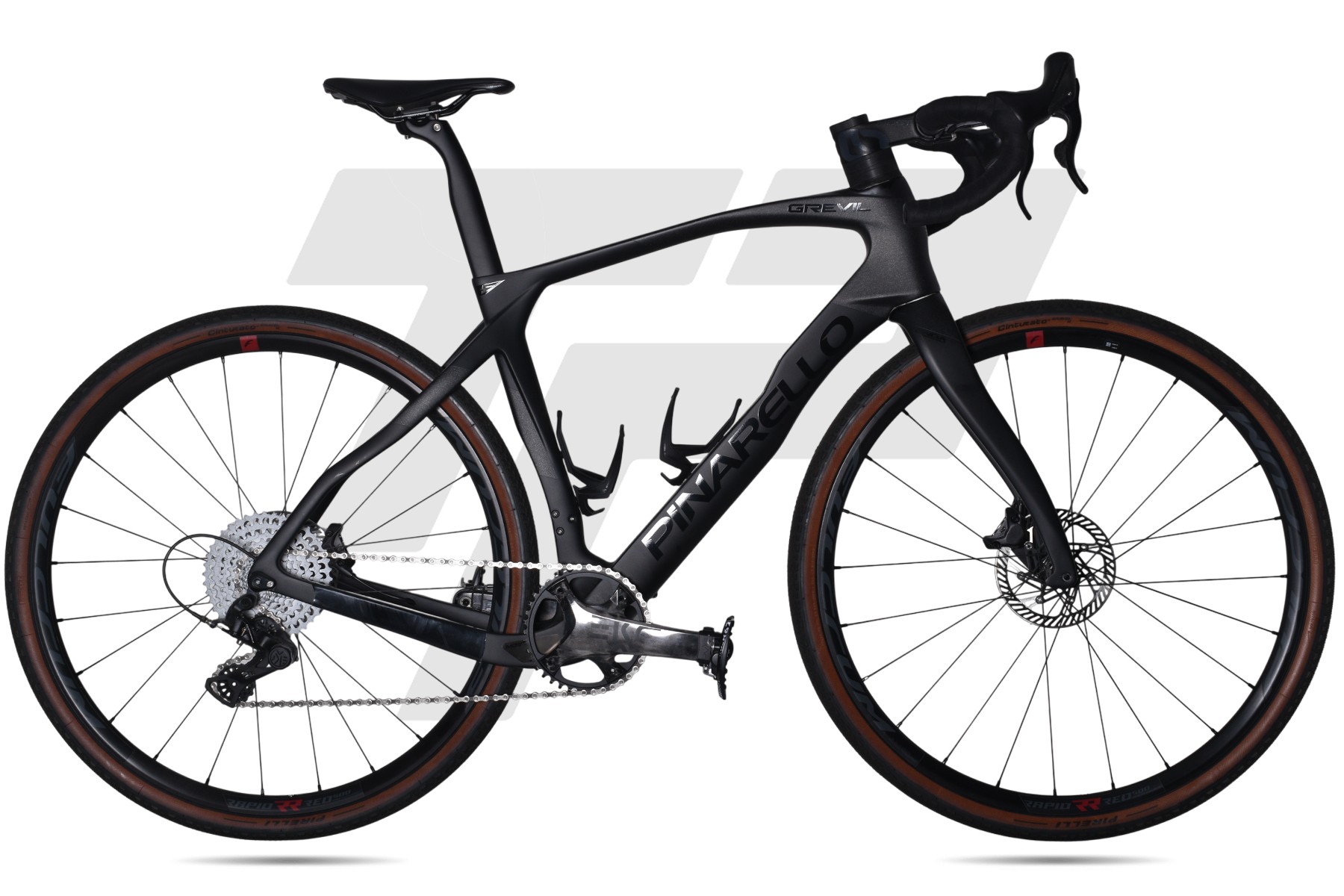 Pinarello Grevil F Test Tg 53 (M) Campagnolo Ekar 13v Fulcrum Rapid Red 500 