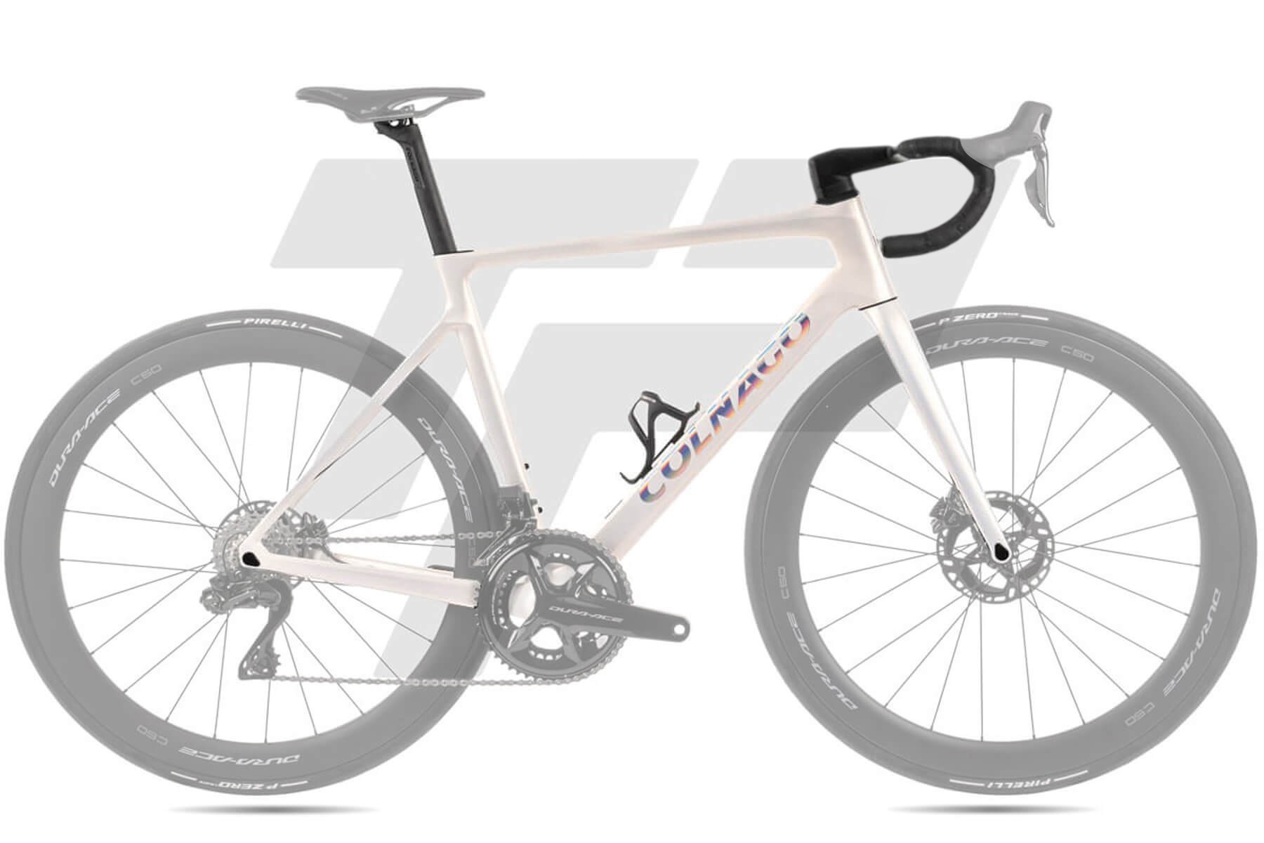 Colnago V4Rs Used Size 455 (S) Frame with handlebar 