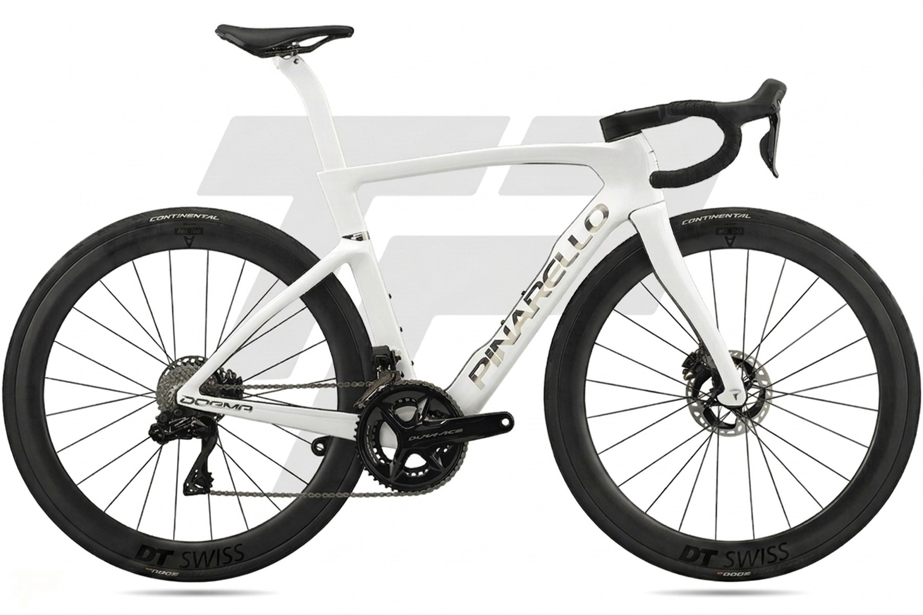 Pinarello New Dogma F Disc Tg 54 (M) Shimano Dura-Ace R9270 Di2 12v DT Swiss ARC 1100 DiCut 55mm DB Expo EDGE CRYSTAL WHITE (G113)
