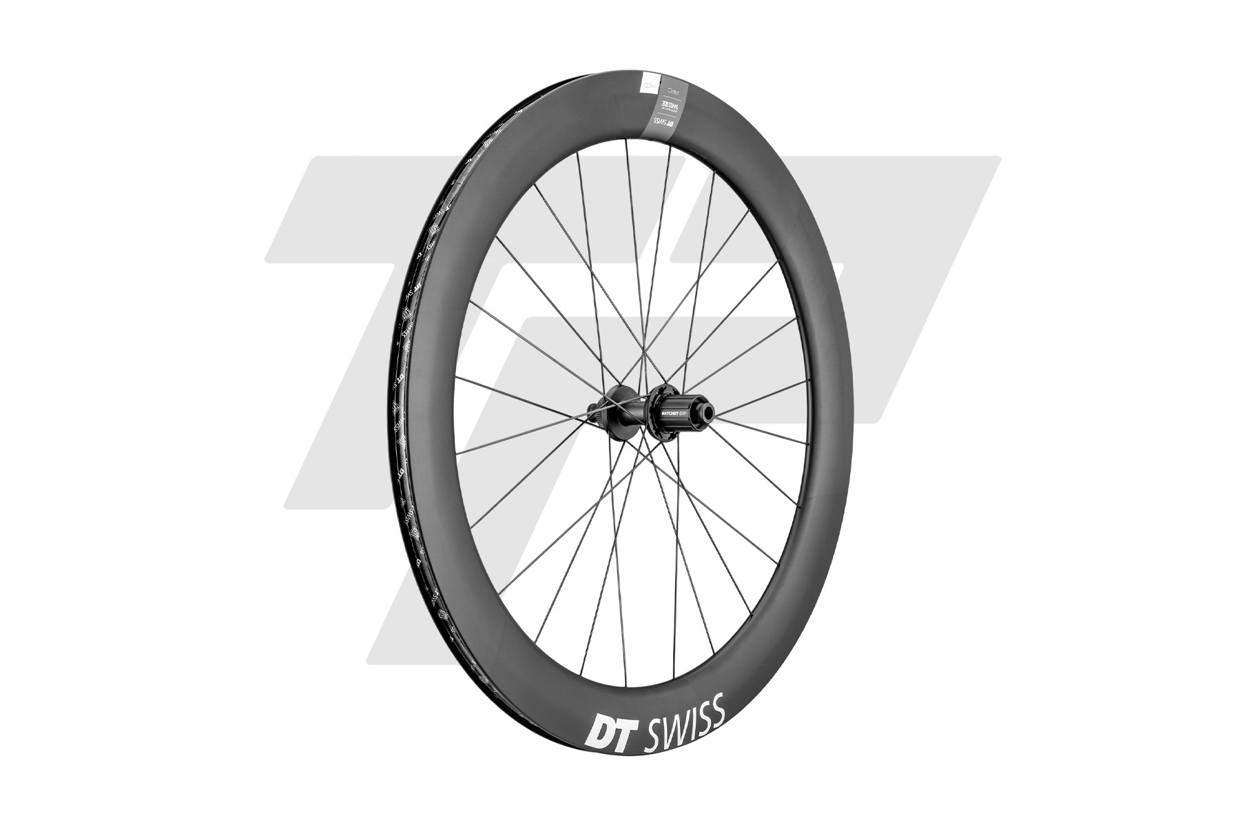 DT Swiss ARC 1400 DiCut DB 62mm Expo POSTERIORE 